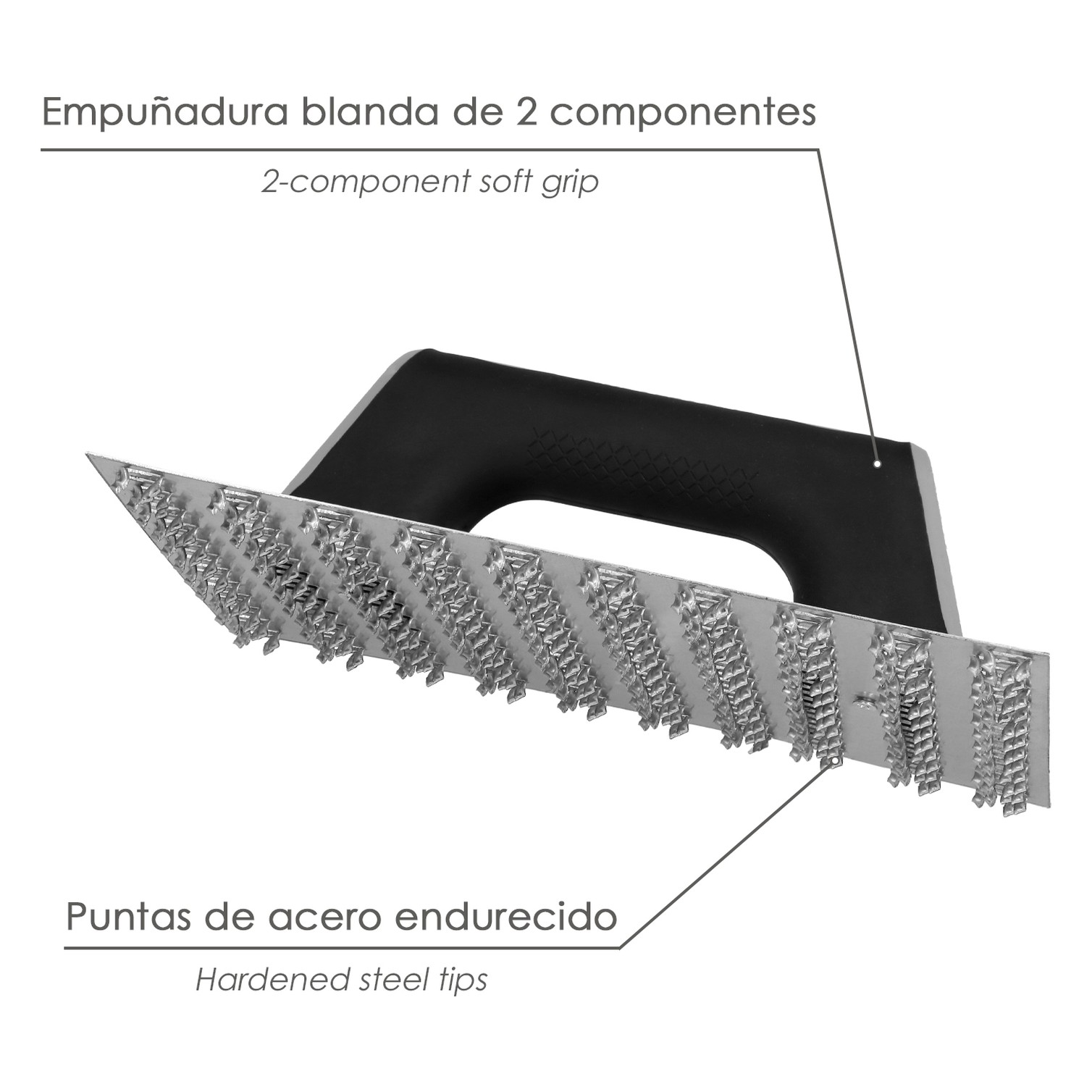 Rascador Mortero Profesional 250x145 Mango TPR