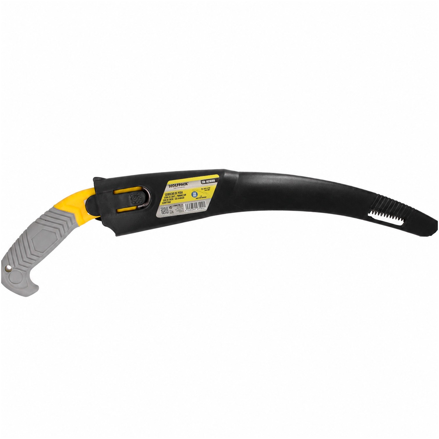 Serrucho Podar Curvo Mango TPR JD 330 mm.