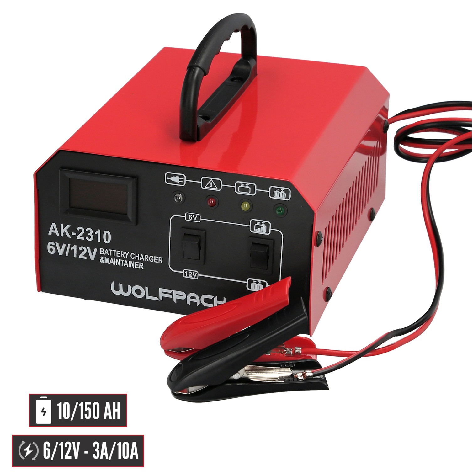 Carga Baterias Con Mantenedor De Carga 6/12v 10-150 Ah Automatico