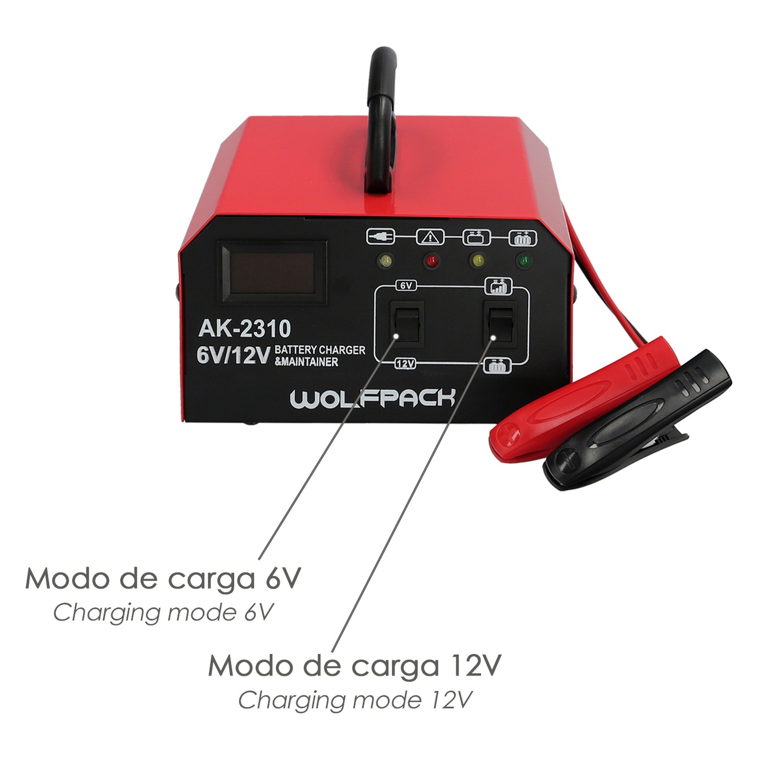Carga Baterias Con Mantenedor De Carga 6/12v 10-150 Ah Automatico