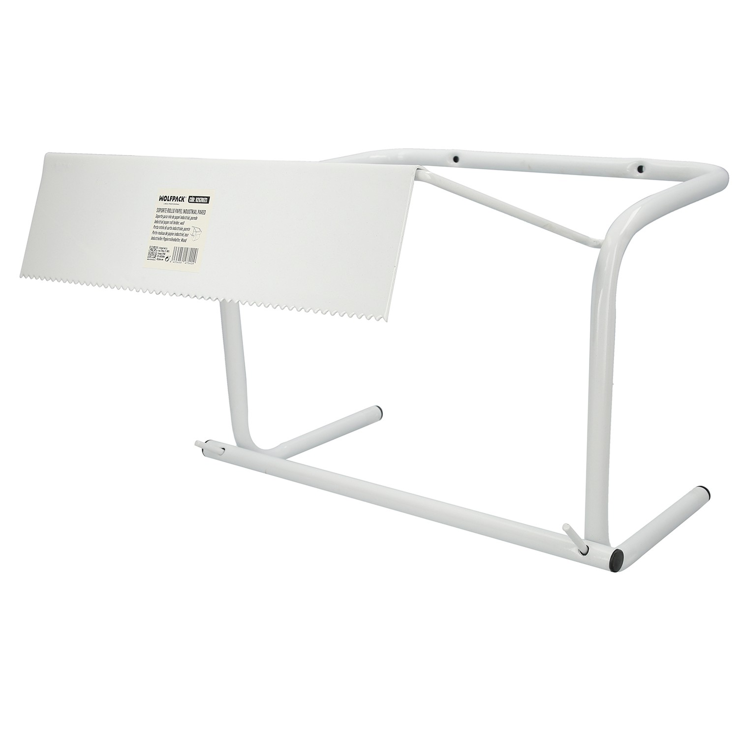 Soporte / Dispensador Rollo Papel Industrial Para Pared
