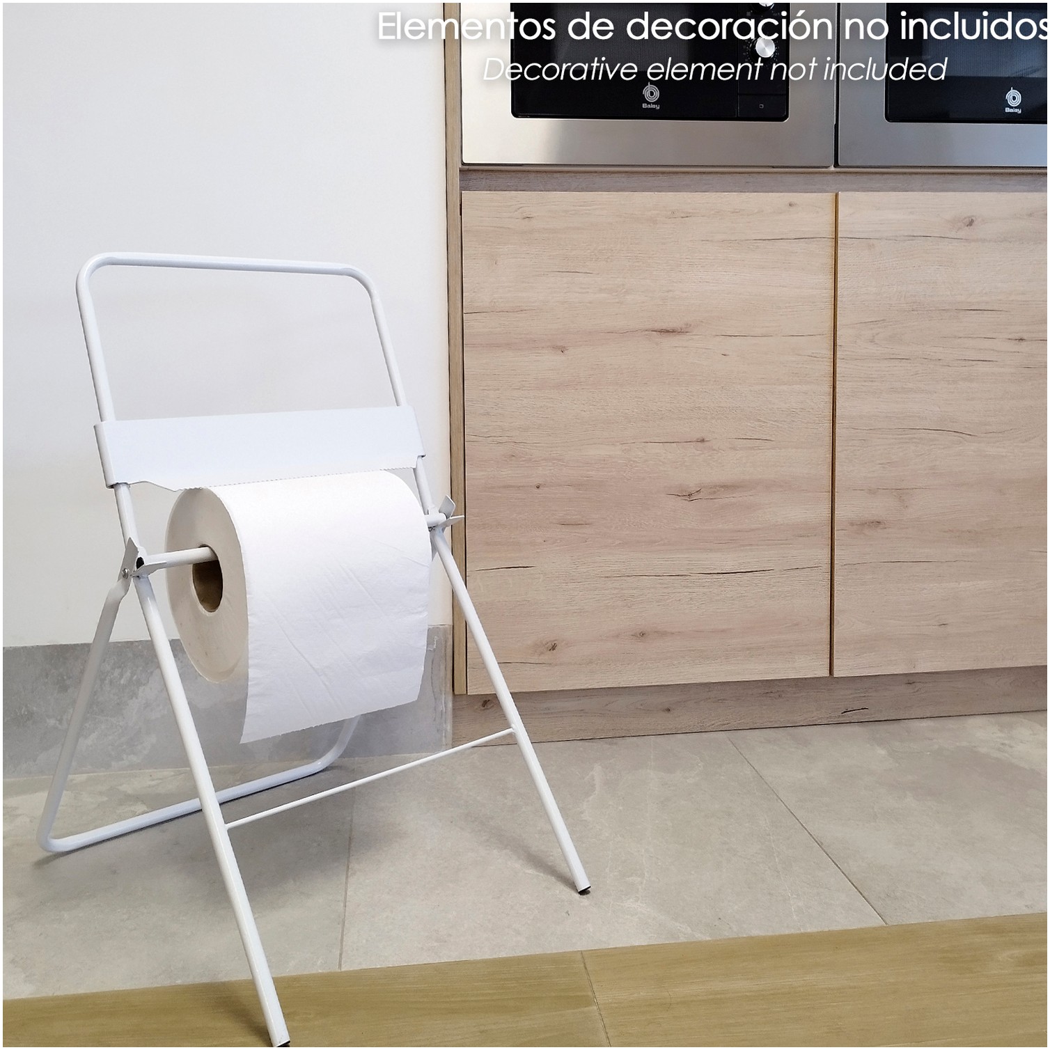 Soporte Suelo Rollo Papel Industrial