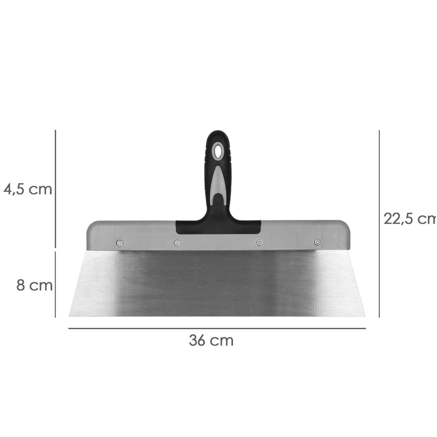 Espatula Acero 380 mm. Mango TPR