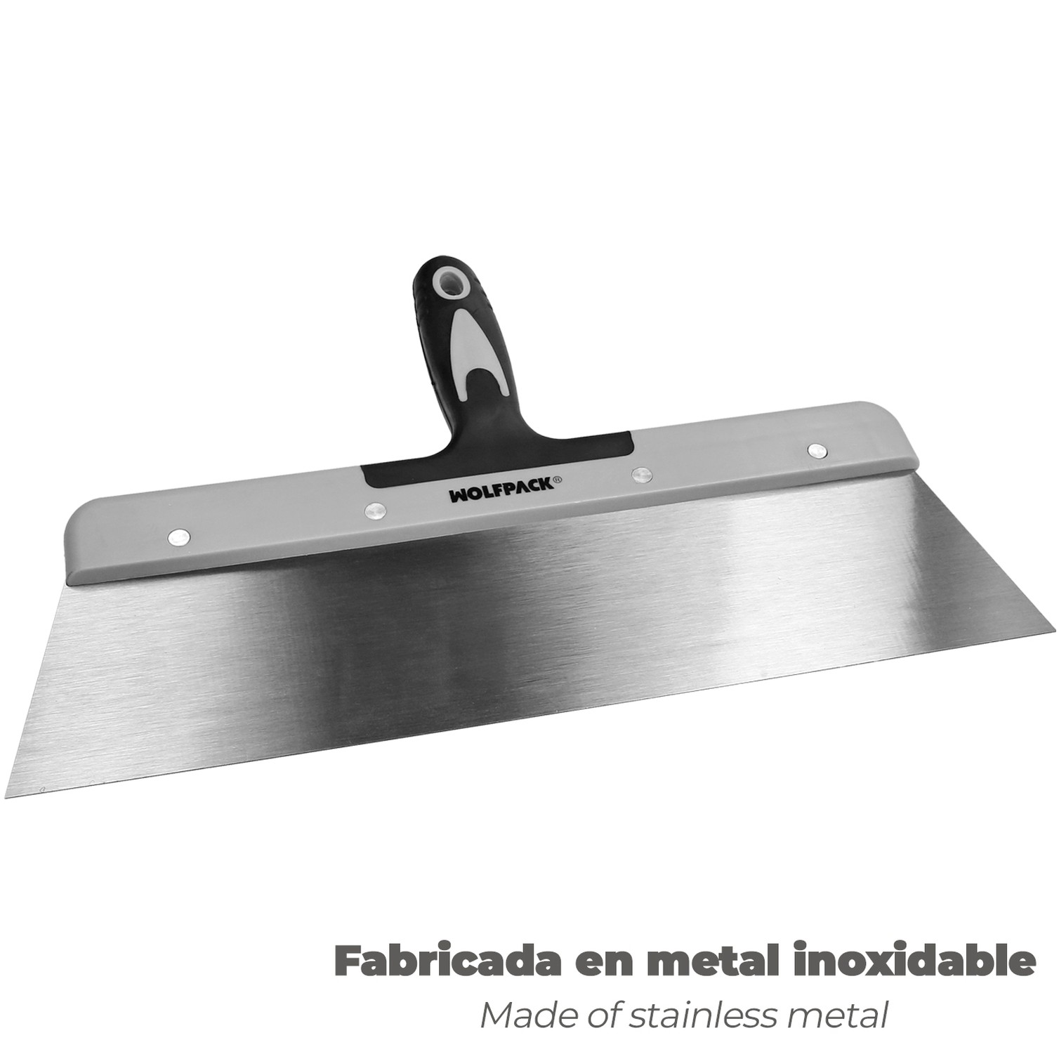 Espatula Acero 380 mm. Mango TPR