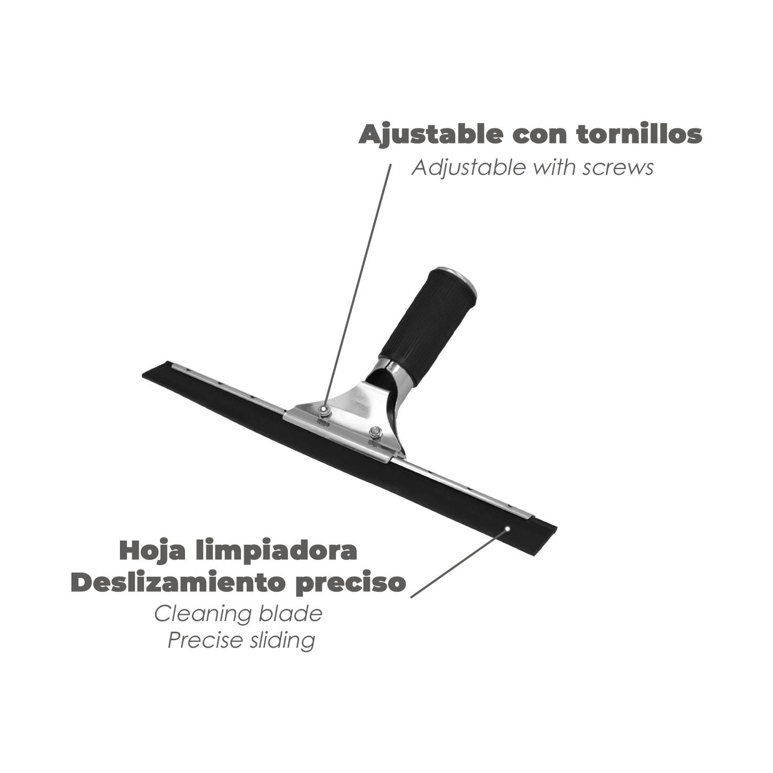 Limpiacristales Profesional Inoxidable 30 cm.