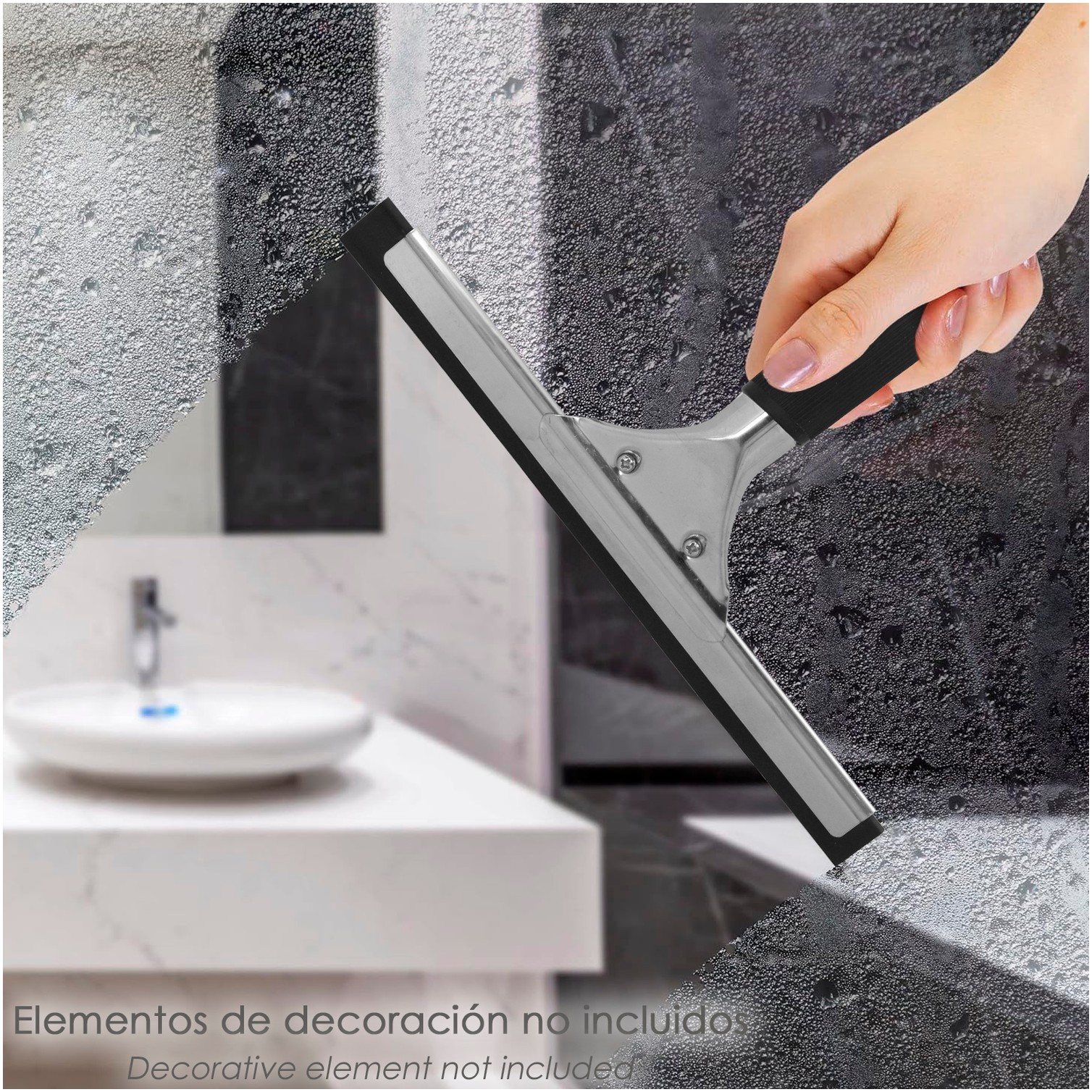 Limpiacristales Profesional Inoxidable 30 cm.
