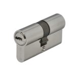 Cilindro Seguridad 30x30 mm/13,5 Leva Corta Corta Niquelado Con 5 llaves