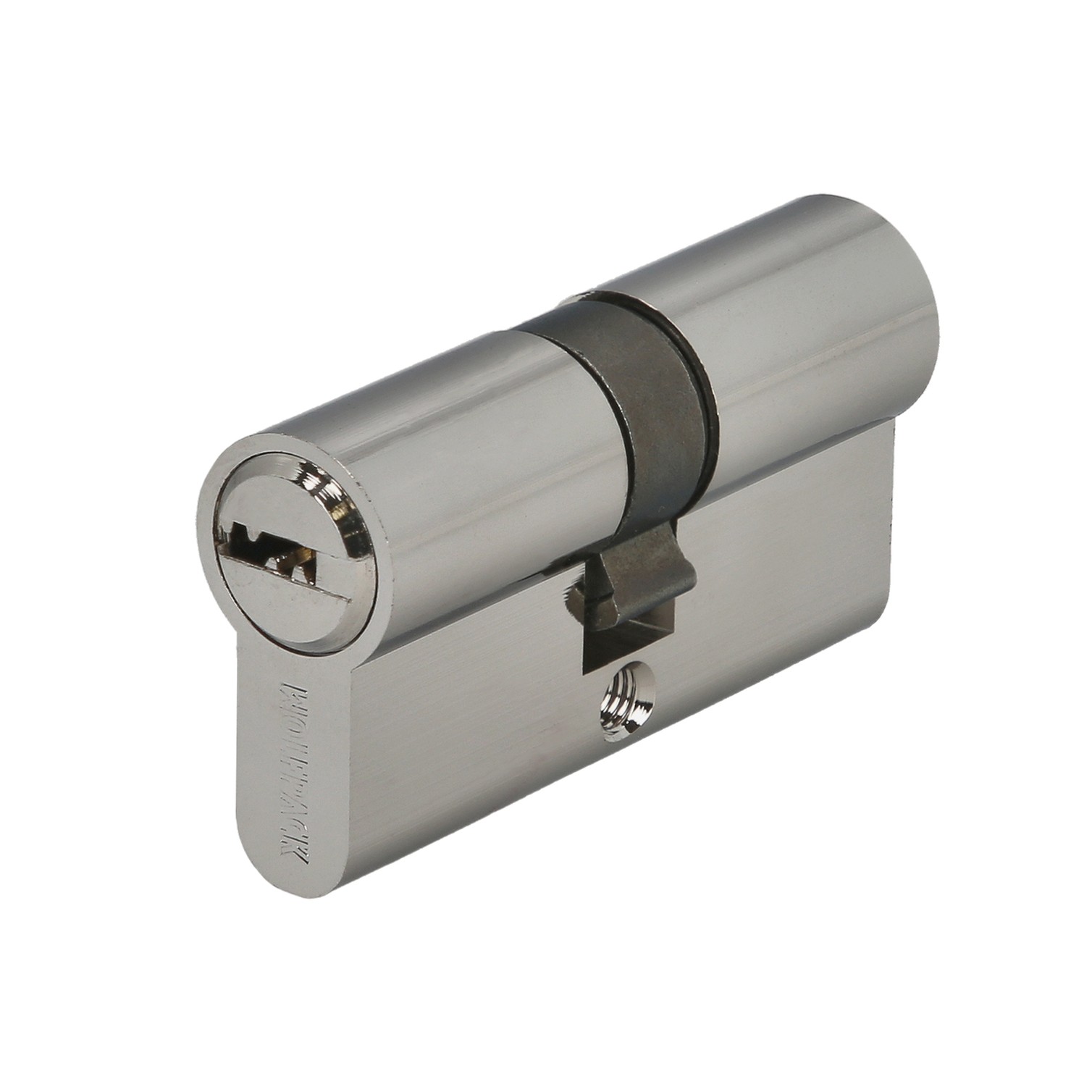 Cilindro Seguridad 30x30 mm/13,5 Leva Corta Corta Niquelado Con 5 llaves