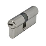 Cilindro Seguridad 30x40 mm/13,5 Leva Corta Niquelado Con 5 llaves