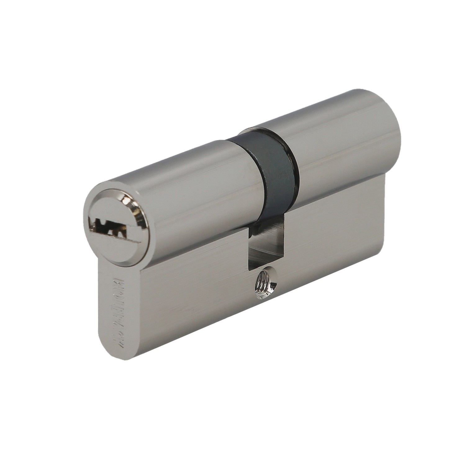Cilindro Seguridad 35x35 mm/13,5 Leva Corta Niquelado Con 5 llaves