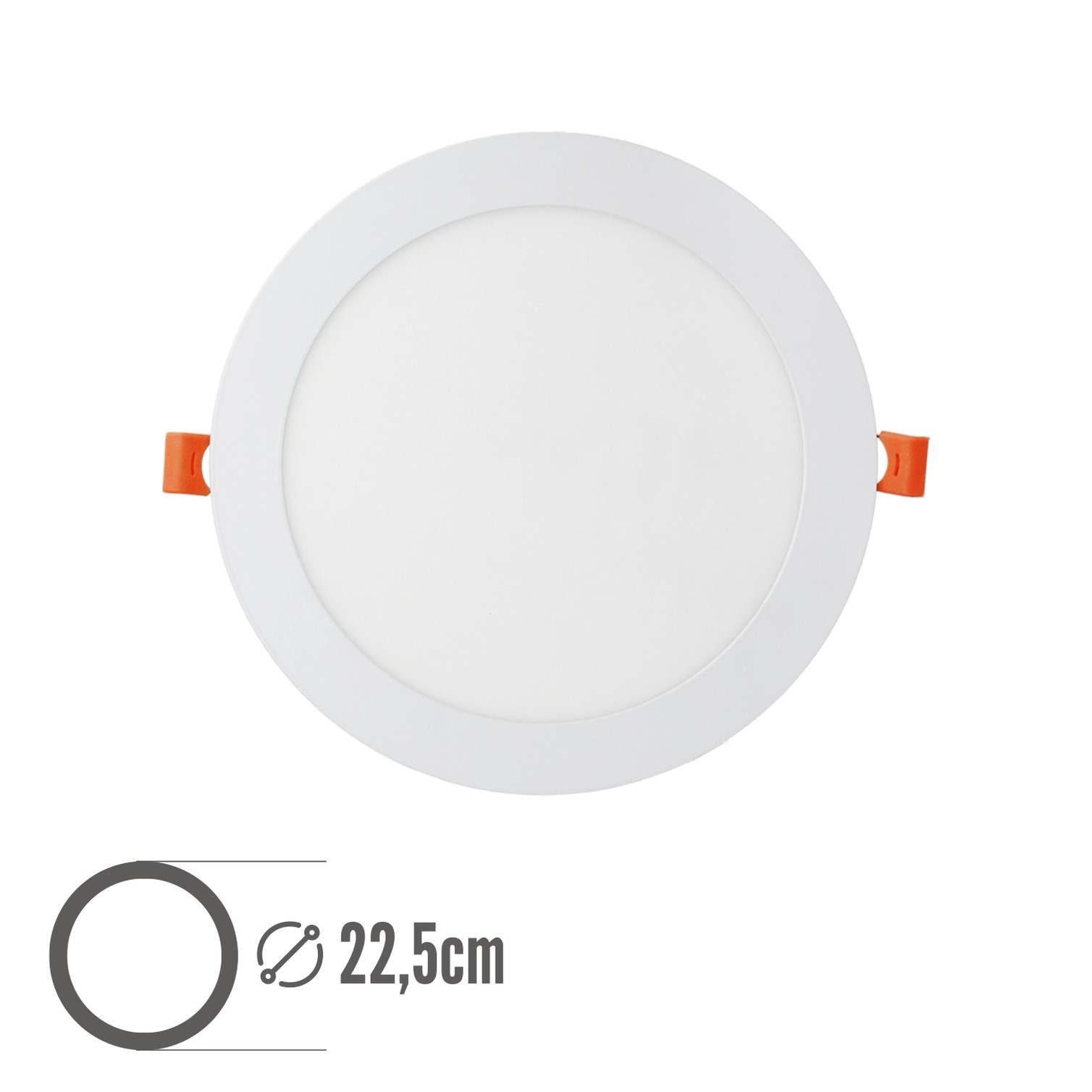 Downlight Led Empotrar 20 Watt 1800 Lumenes 3000K
