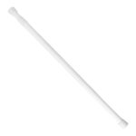 Barra Para Cortina Ducha Extensible Aluminio Blanco 70 a 125 cm.
