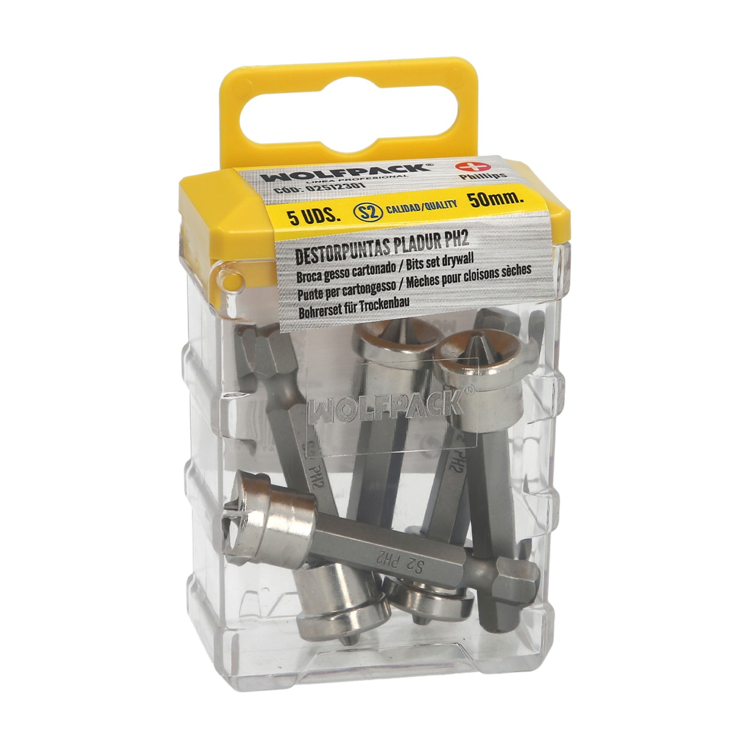 Destorpuntas Pladur PH2 50 mm. (5 piezas)