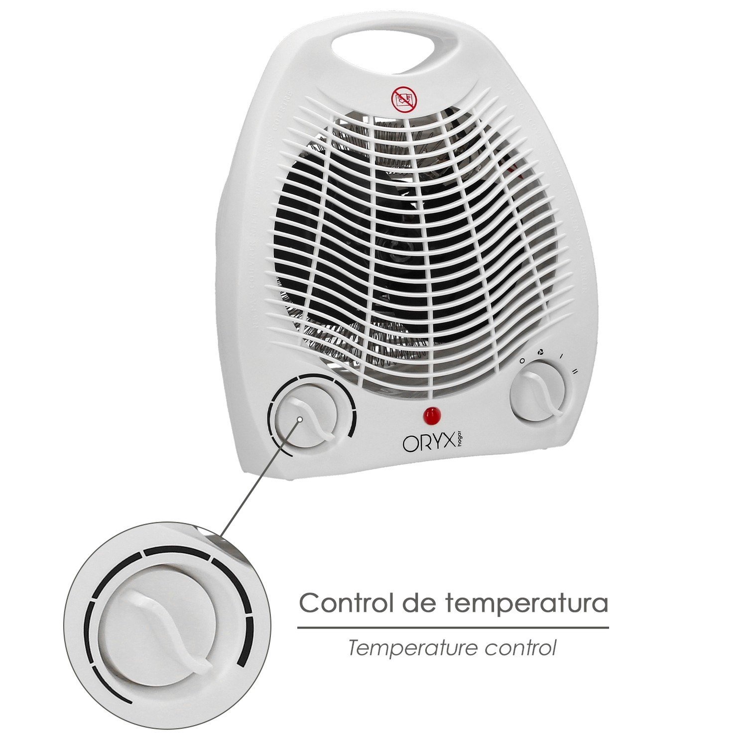 Termoventilador Ovalado 1000 / 2000w