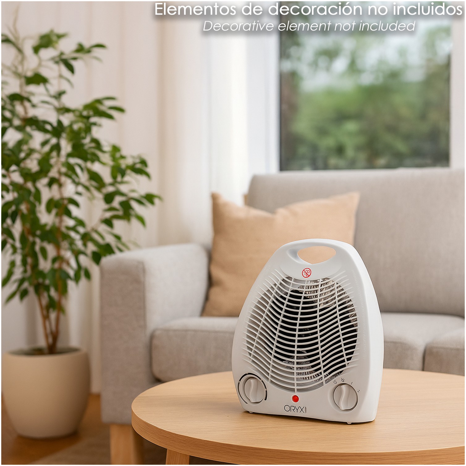 Termoventilador Ovalado 1000 / 2000w