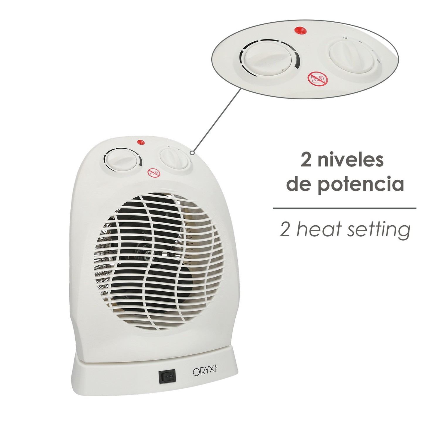 Termoventilador Oscilante 1000 / 2000w
