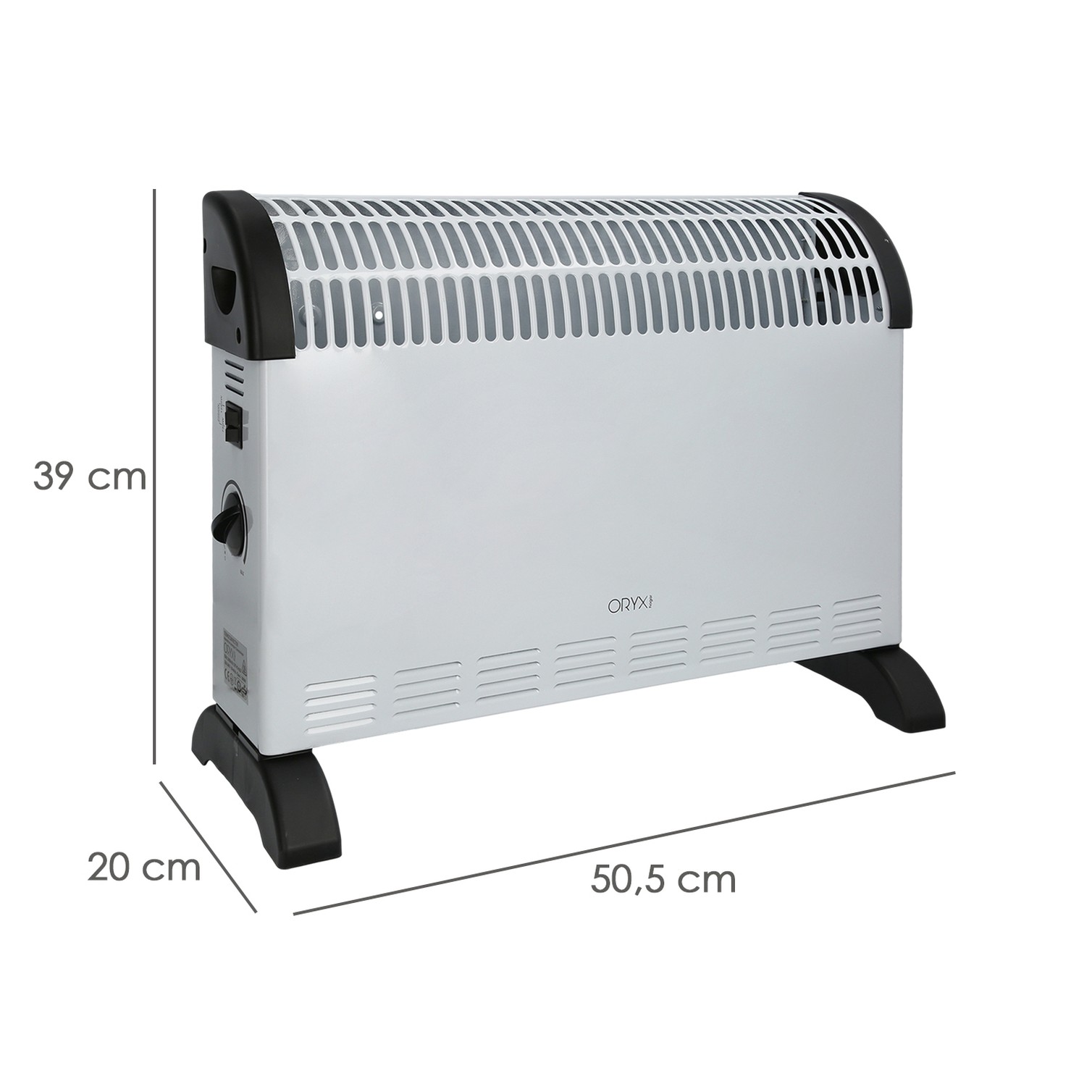 Termoconvector De Suelo potencia de 750 / 1250 / 2000w