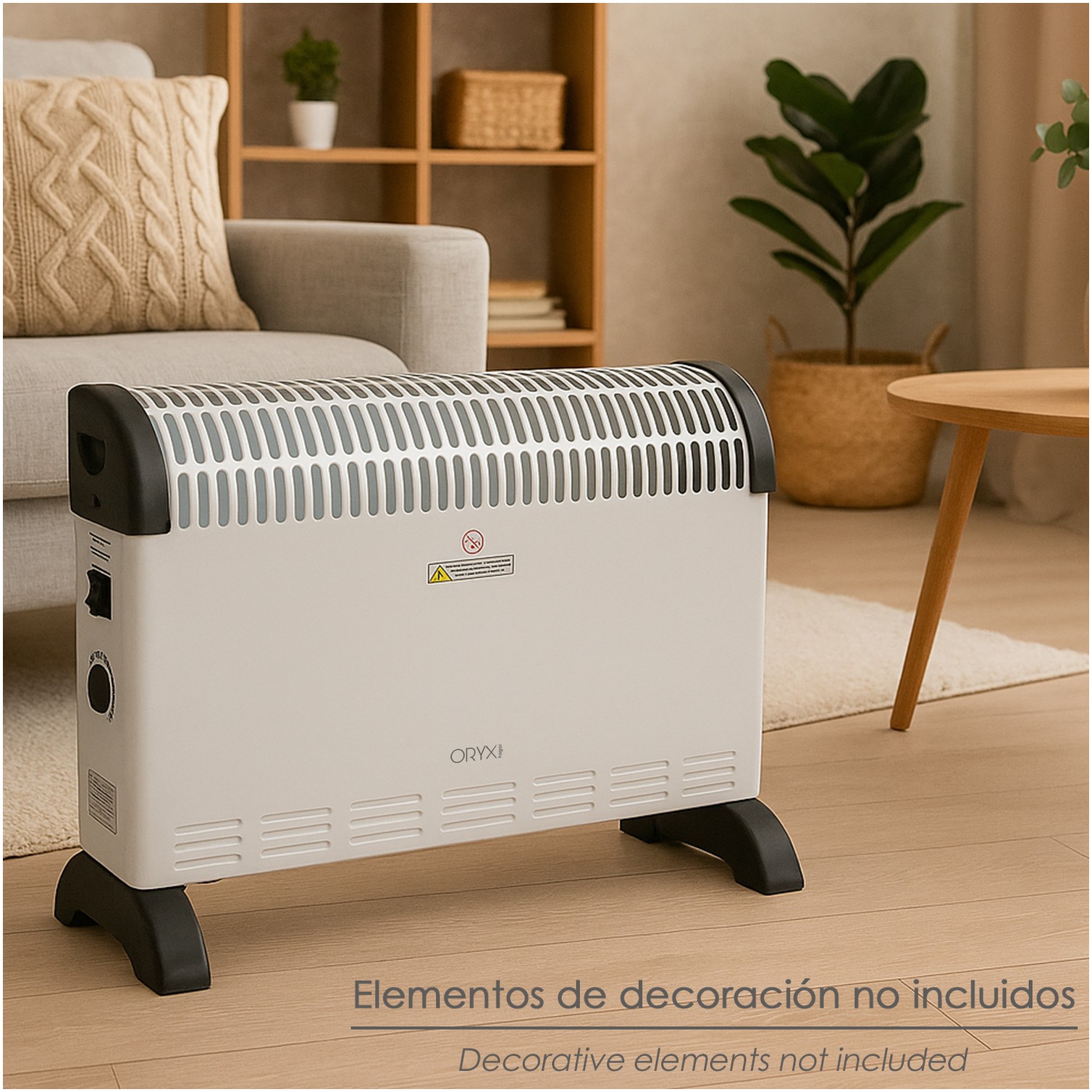 Termoconvector De Suelo potencia de 750 / 1250 / 2000w