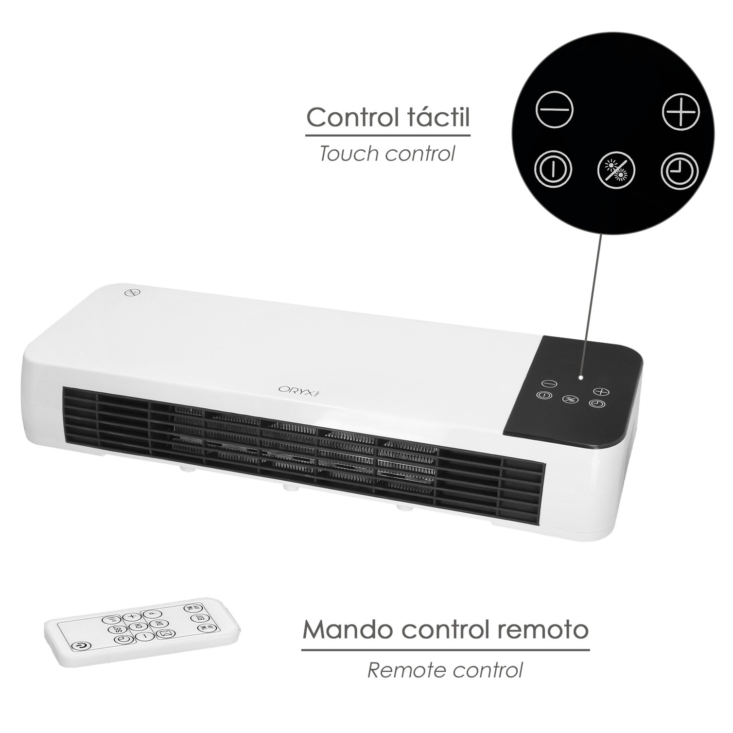 Termoconvector De Pared Split 1000 / 2000 Watt.