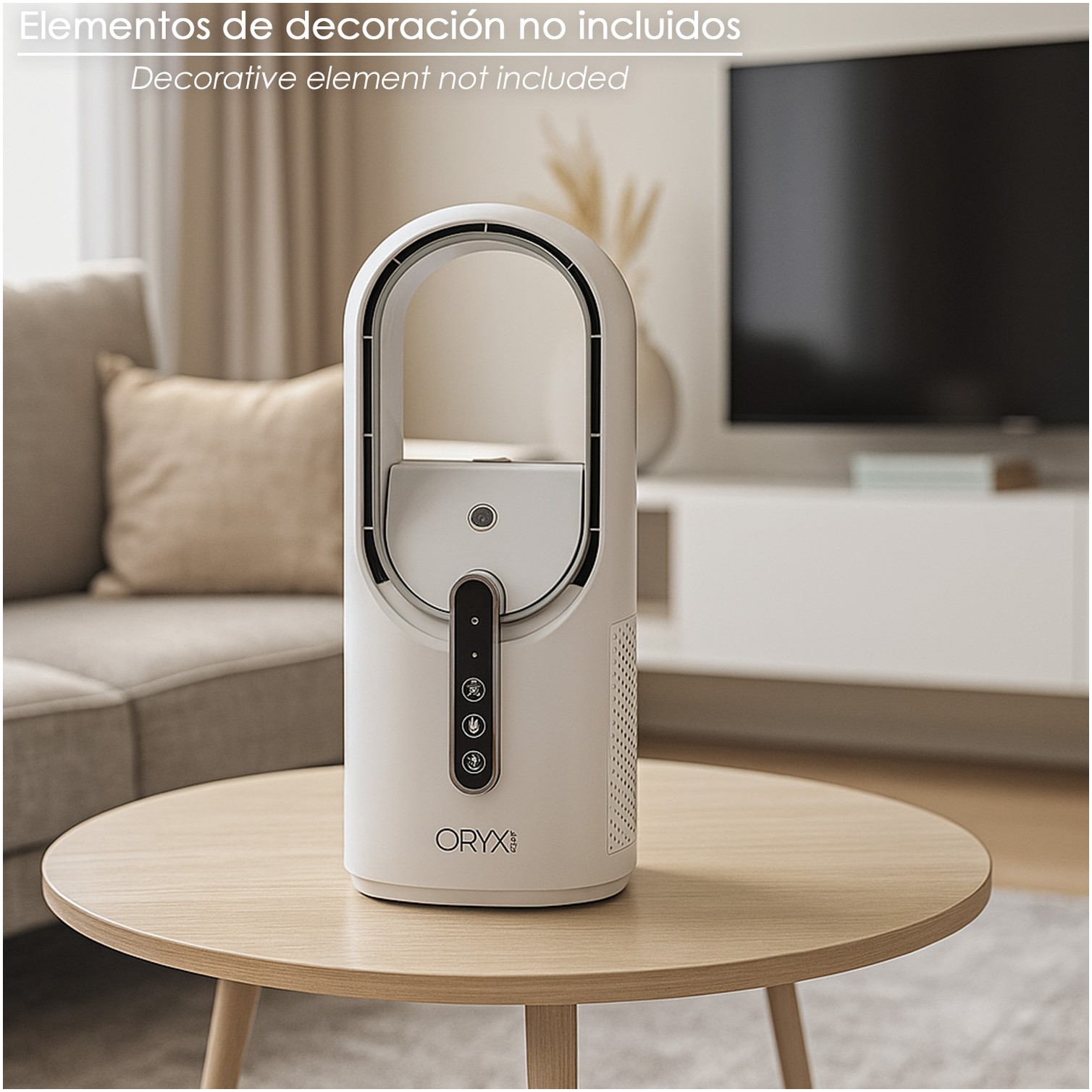 Ventilador Sobremesa Bateria Sin Aspas