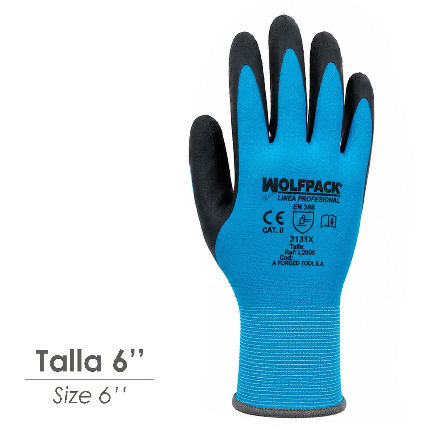 Guante Latex Foam Impermeable 6" (Par)