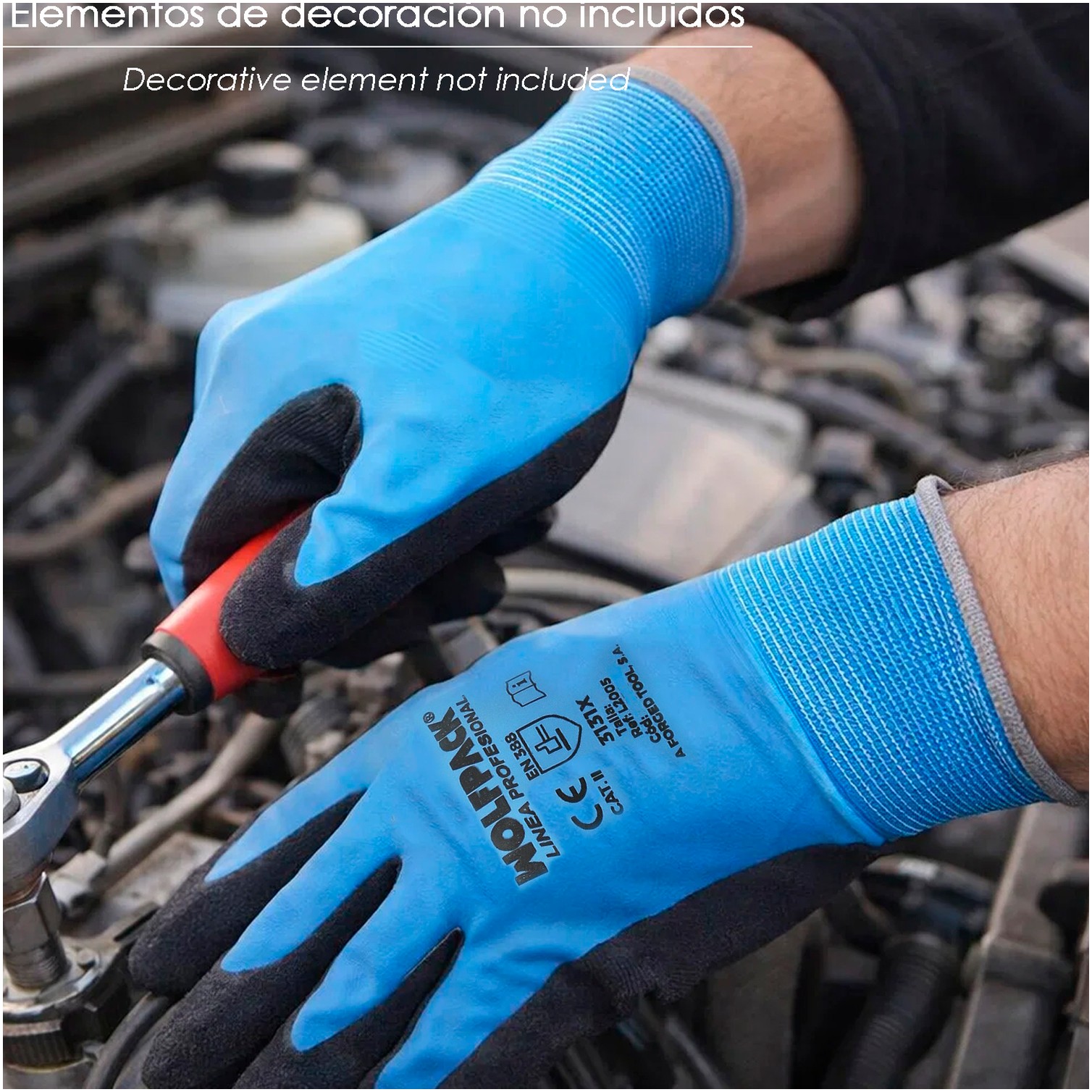 Guante Latex Foam Impermeable 6" (Par)