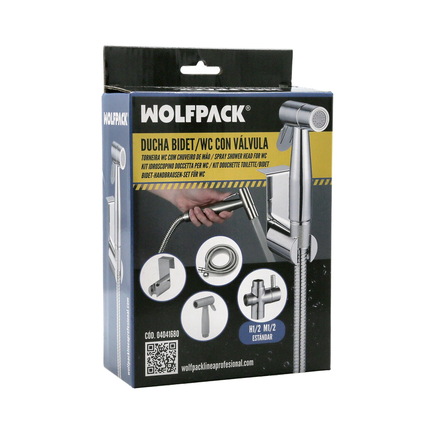 Ducha Bidet WC Con Válvula Cerámica H 1/2" M 1/2" M 1/2"