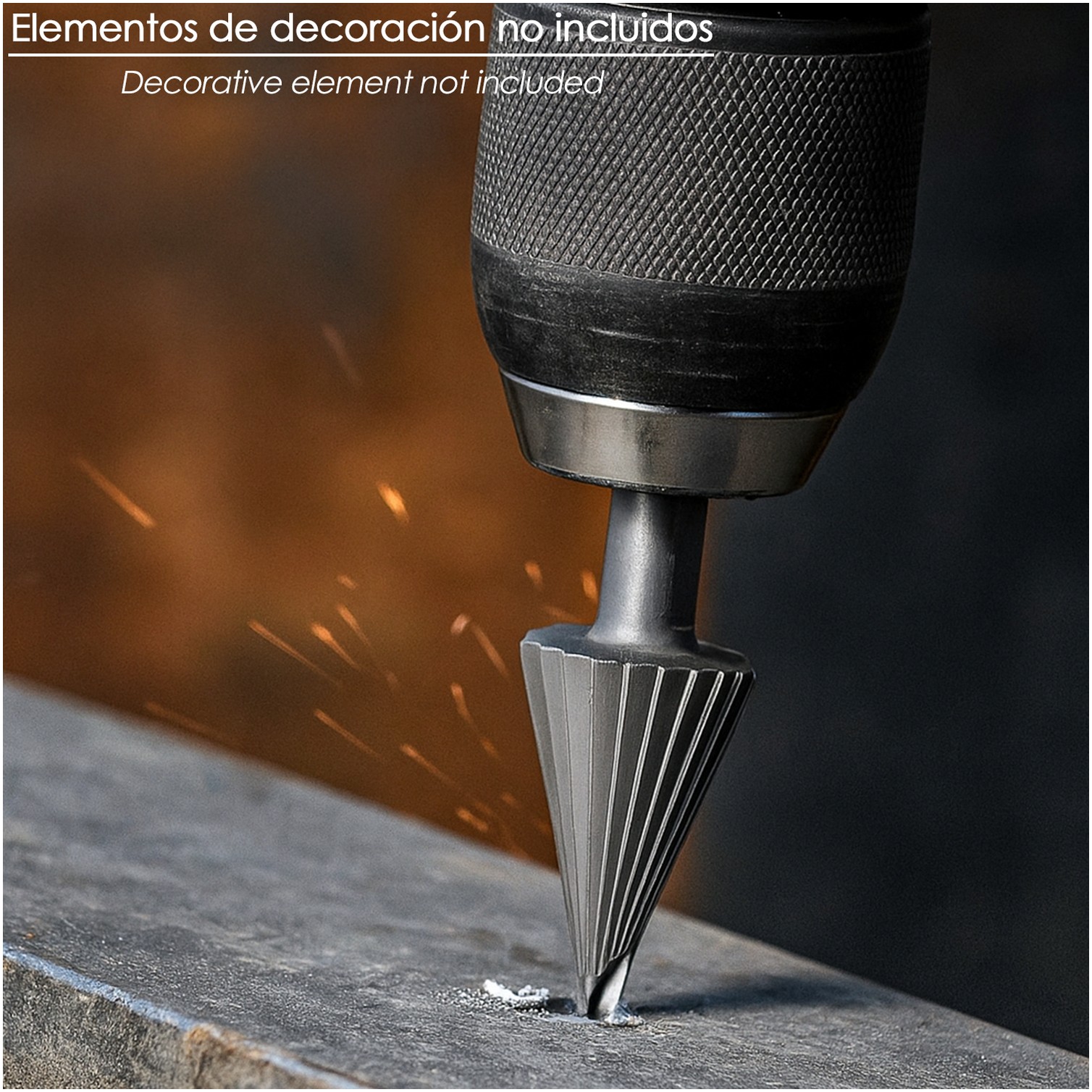 Fresa Conica Hss Ø 6-32 mm. Para Taladro / Fresadora