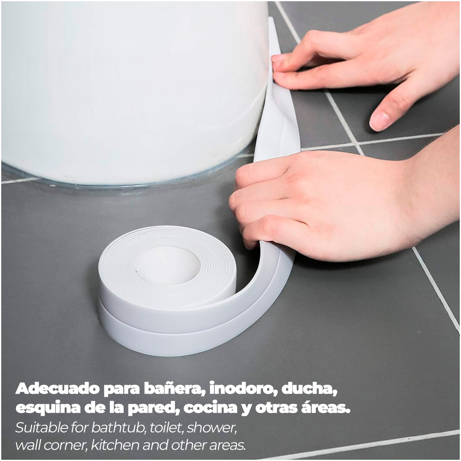 Cinta Adhesiva Sanitarios 38 mm. x 3,2 metros.