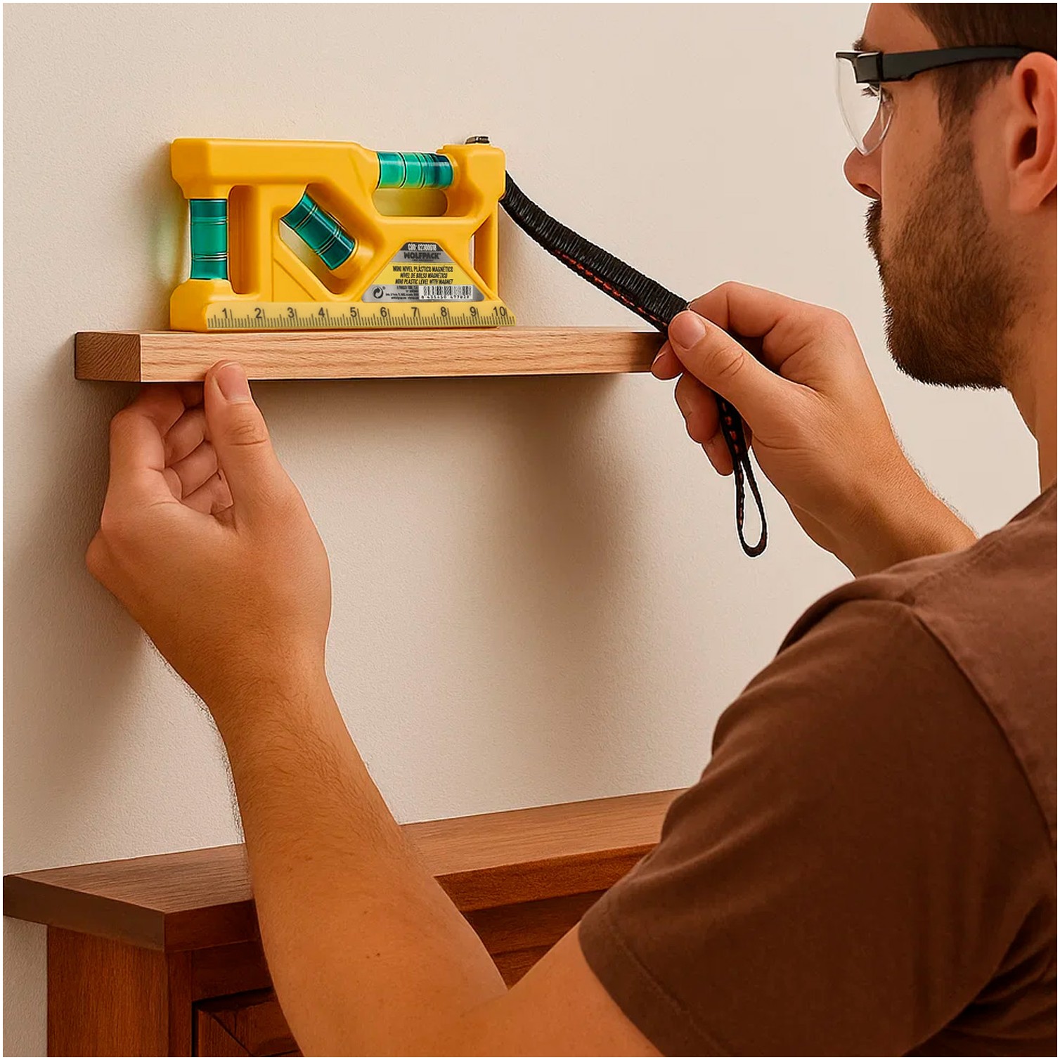 Nivel Plastico Magnetico Mini