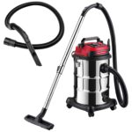 Aspirador Inoxidable 30 Litros / 1400 Watt. Interruptor Sincronizado.