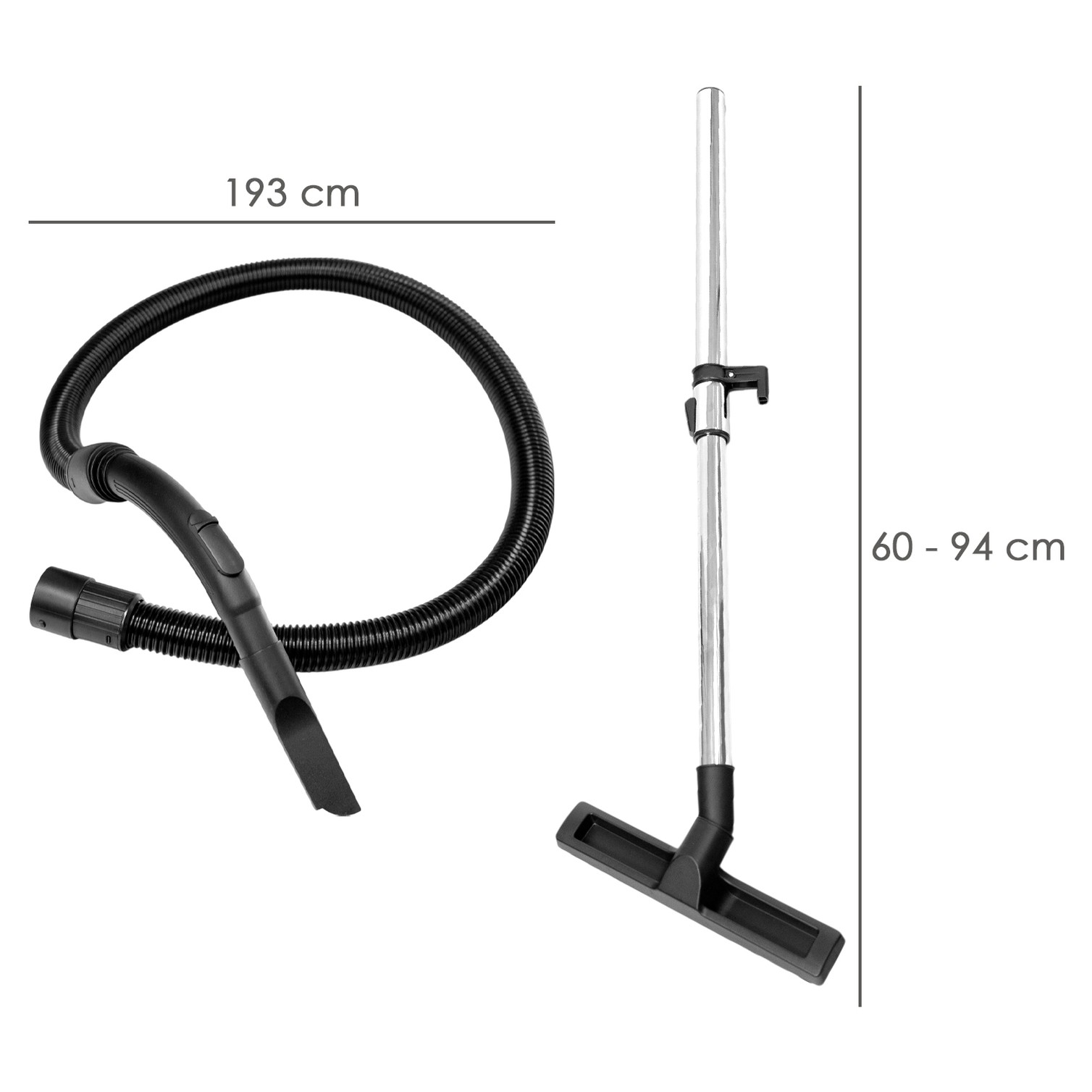 Aspirador Inoxidable 30 Litros / 1400 Watt. Interruptor Sincronizado.