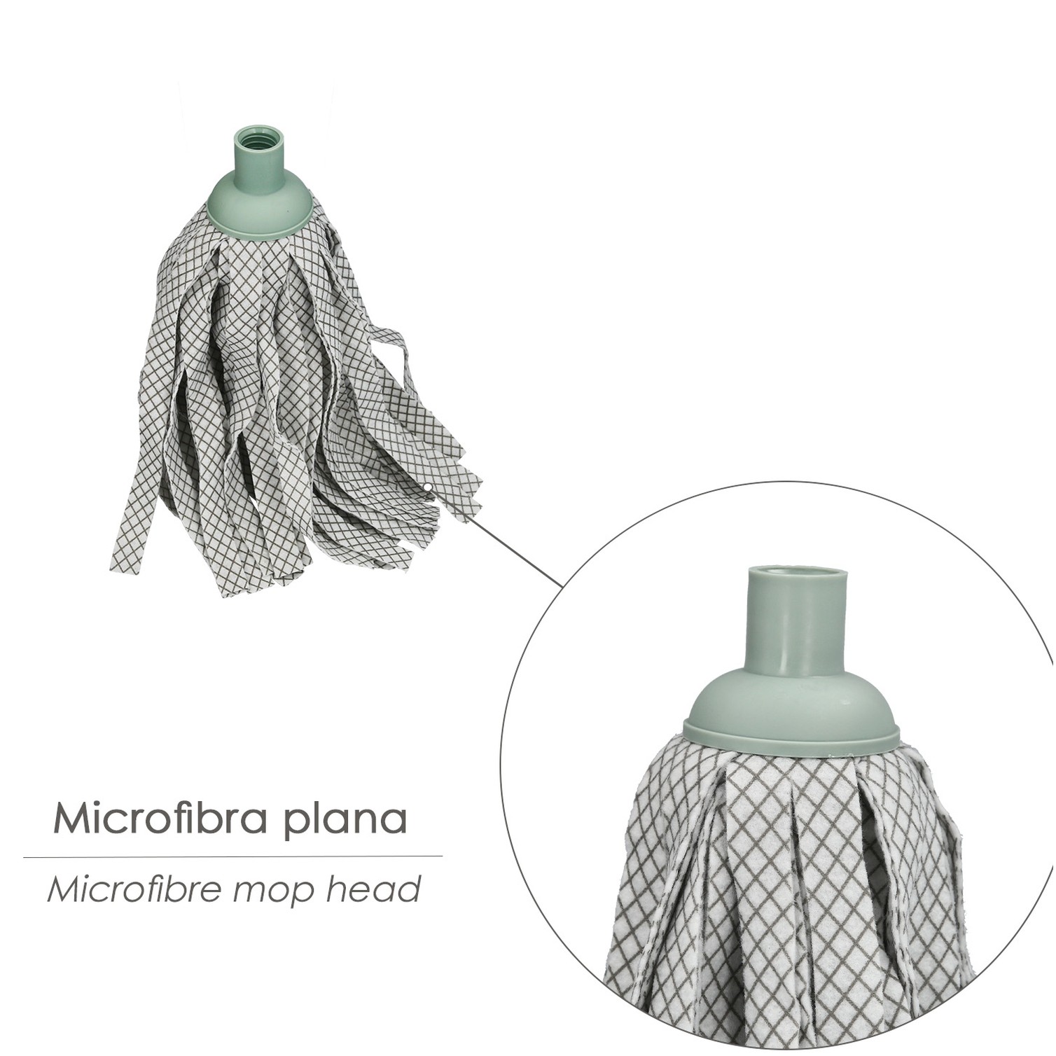 Fregona Mocho Microfibra Plana