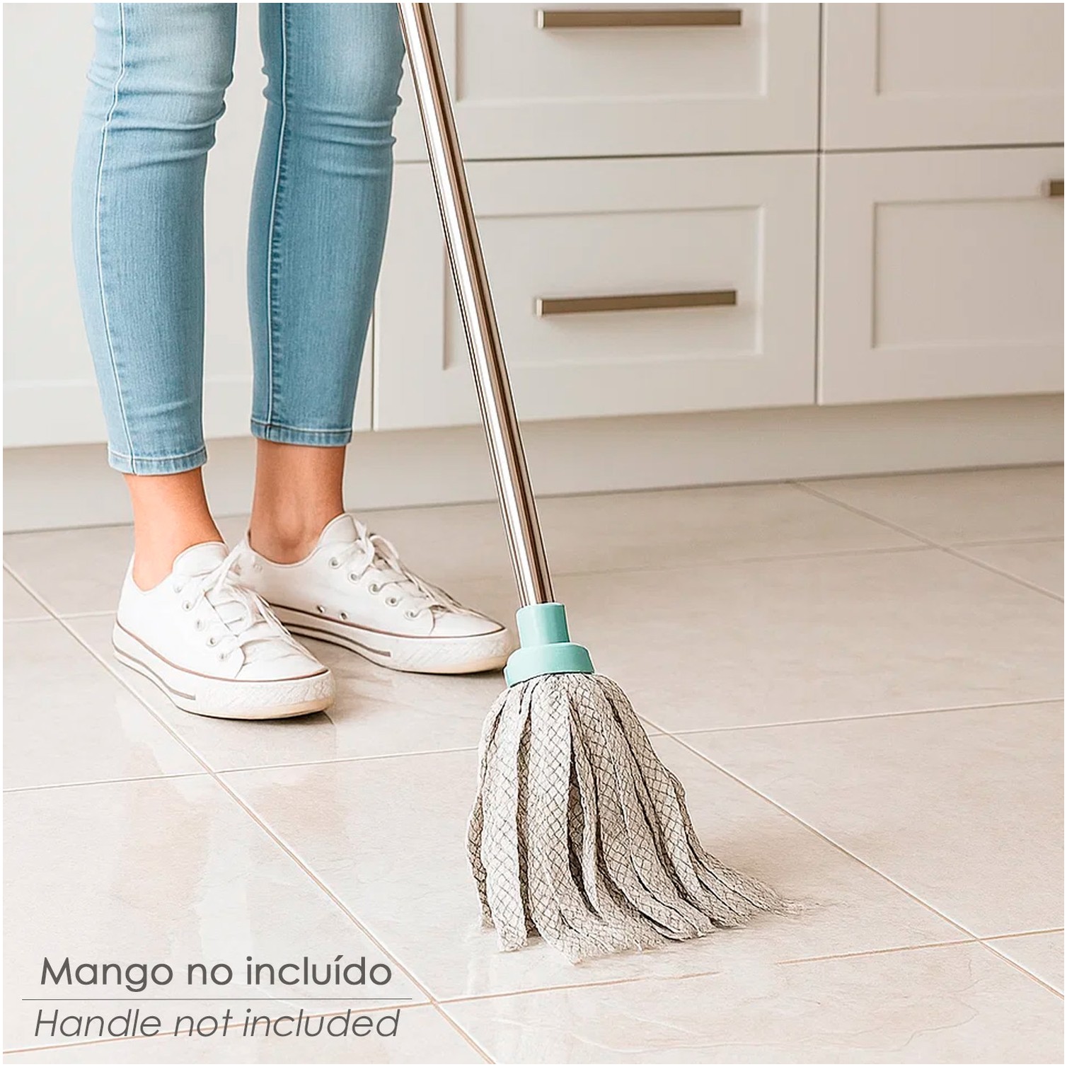 Fregona Mocho Microfibra Plana