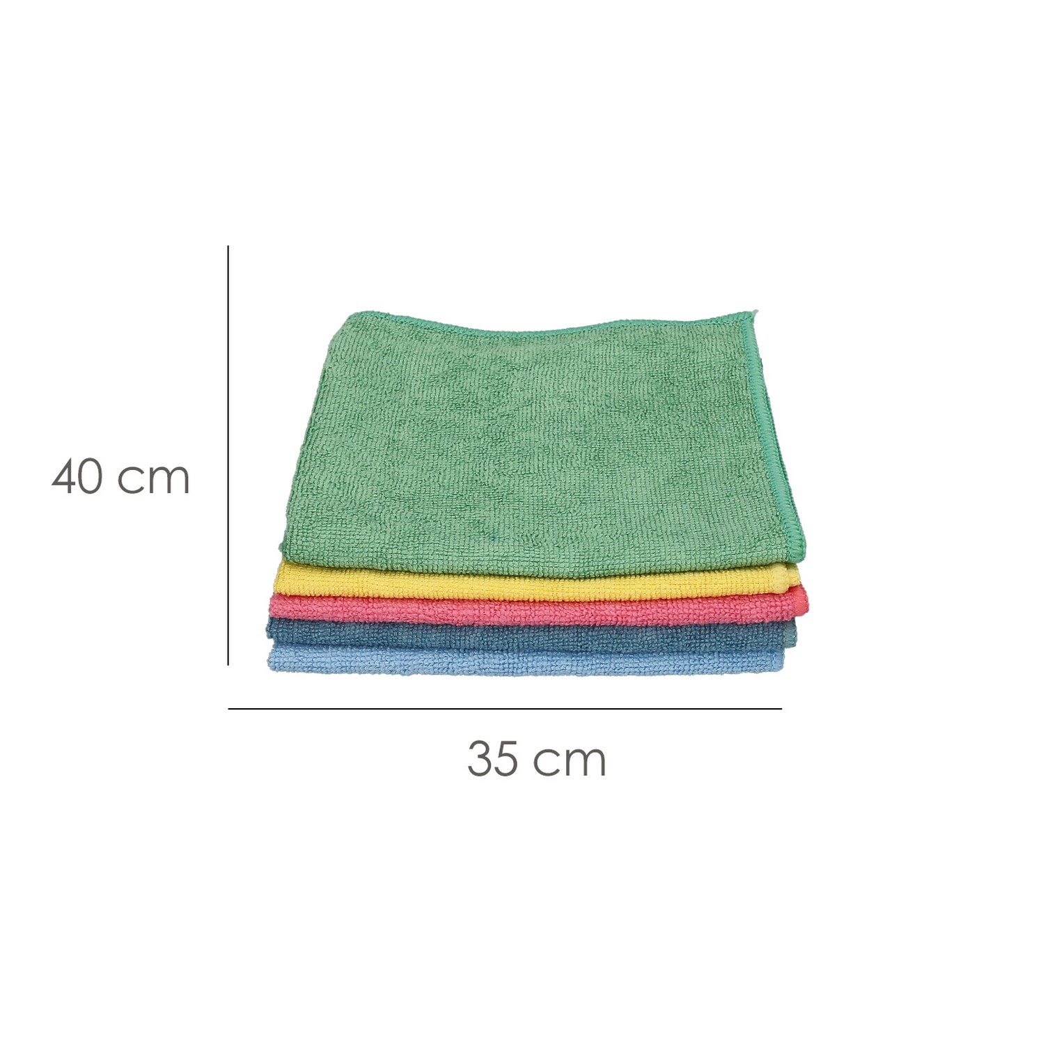 Paño Microfibra 35 x 40 cm / 250 Gramos (Pack 5 Piezas)