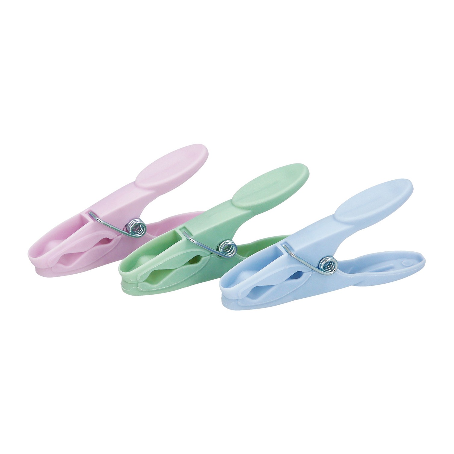 Pinzas Tender Ropa Plastico (Pak 24 Pz)