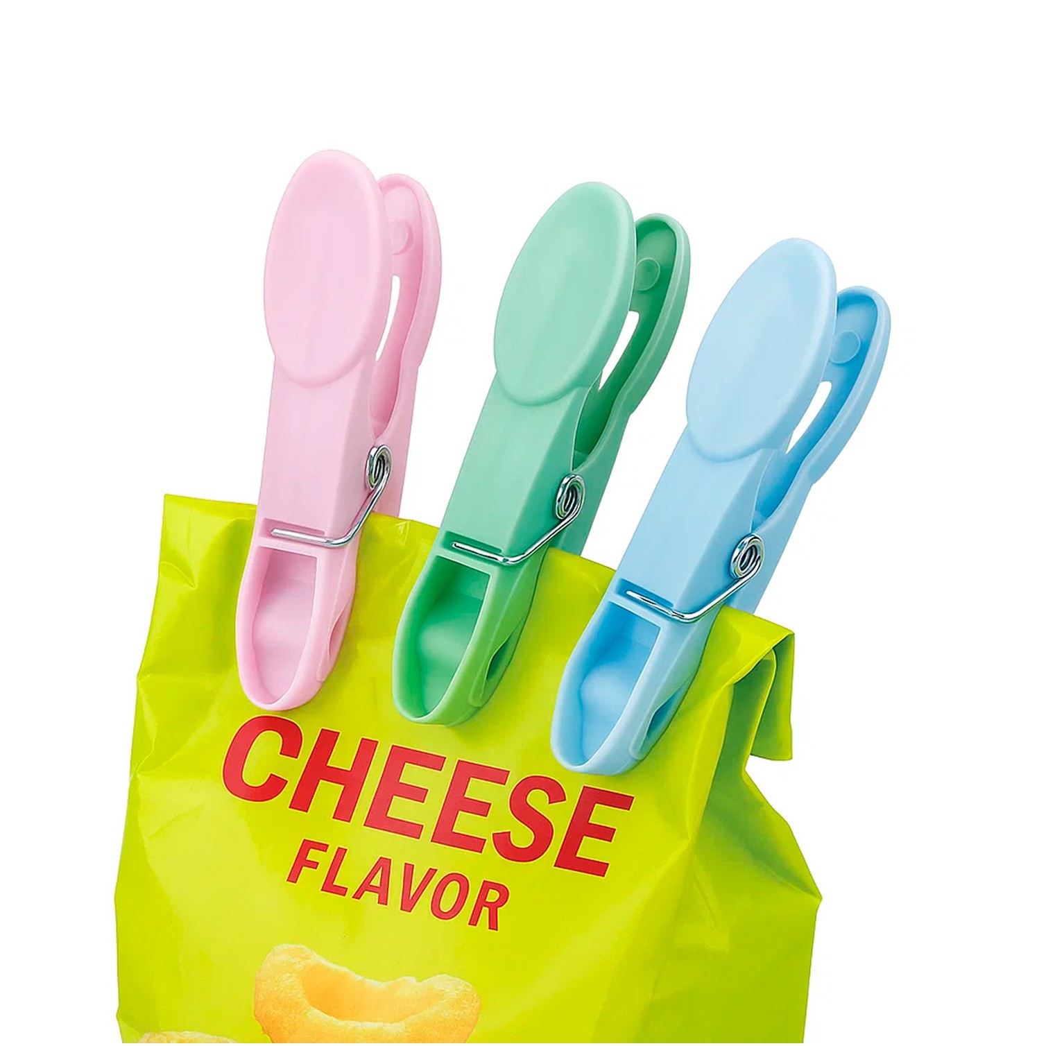 Pinzas Tender Ropa Plastico (Pak 24 Pz)