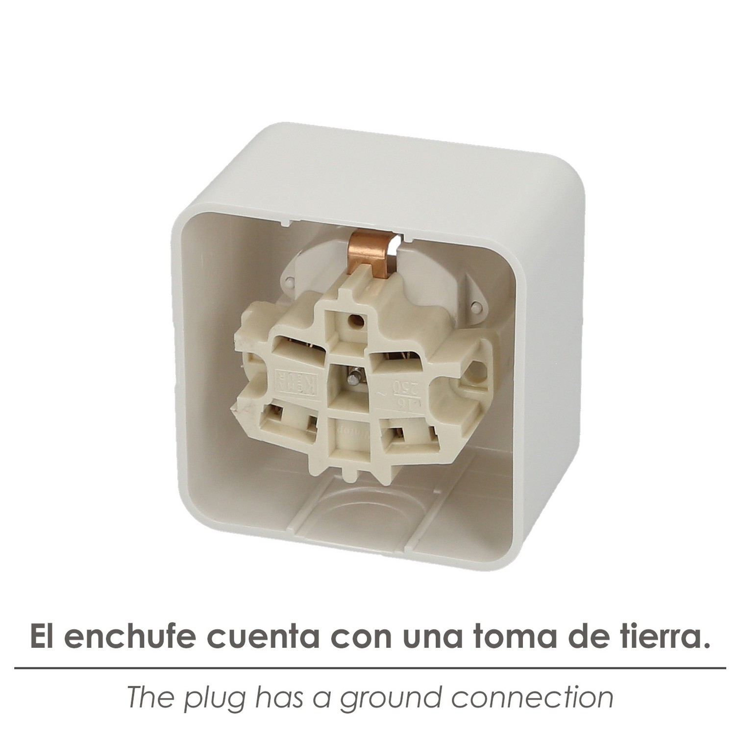 Base Superficie Con Toma Tierra