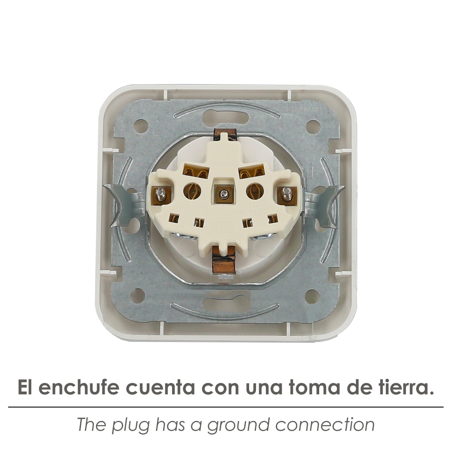Base Empotrar Blanco