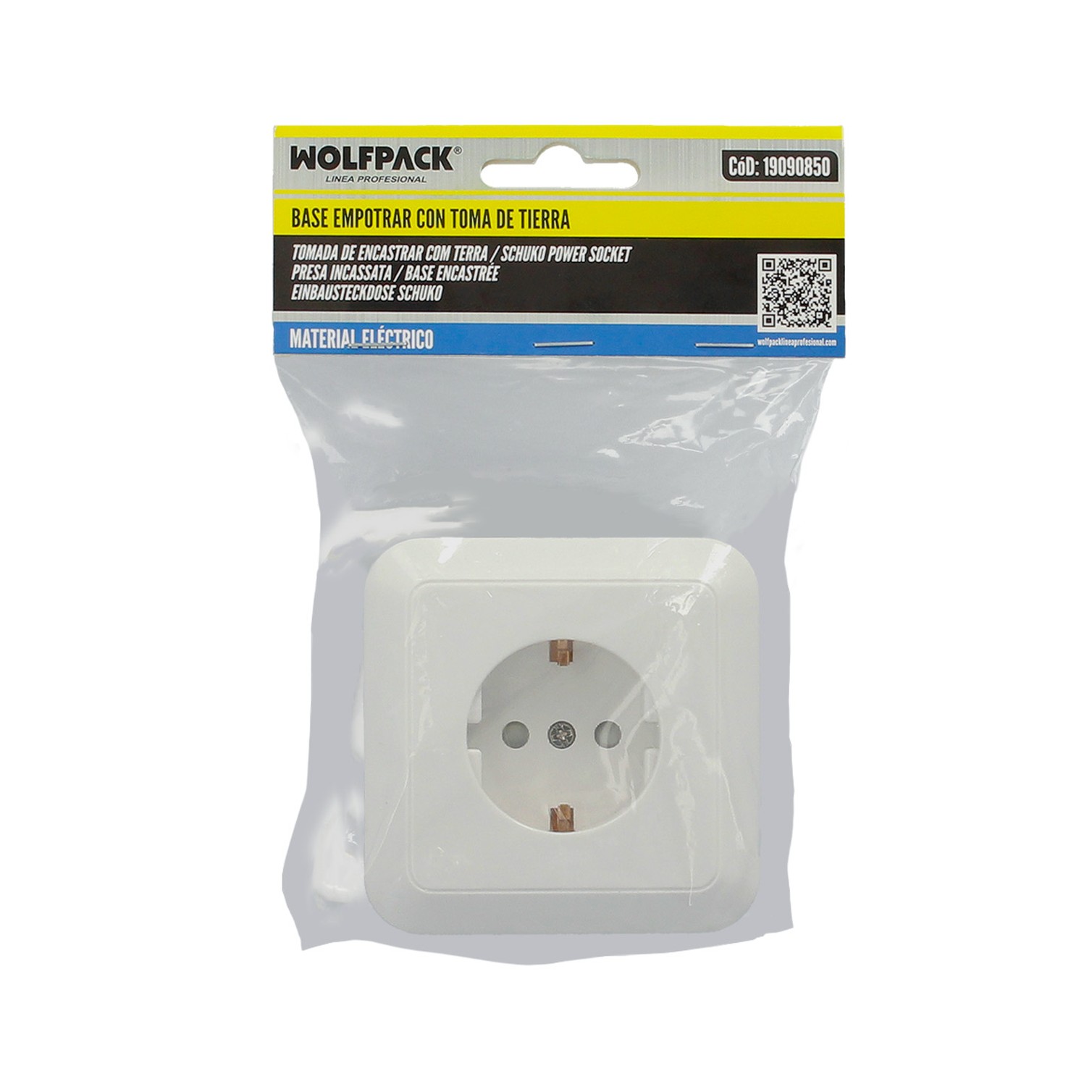 Base Empotrar Blanco