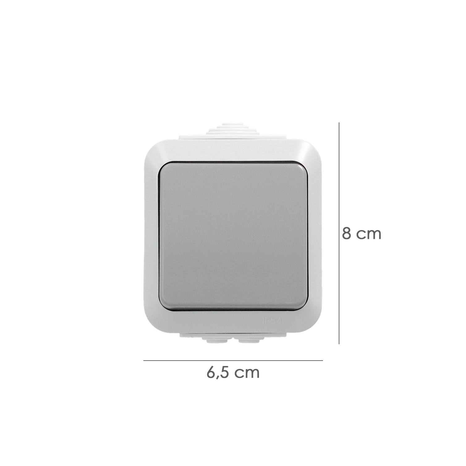 Interruptor Conmutador Con Tapa Simple