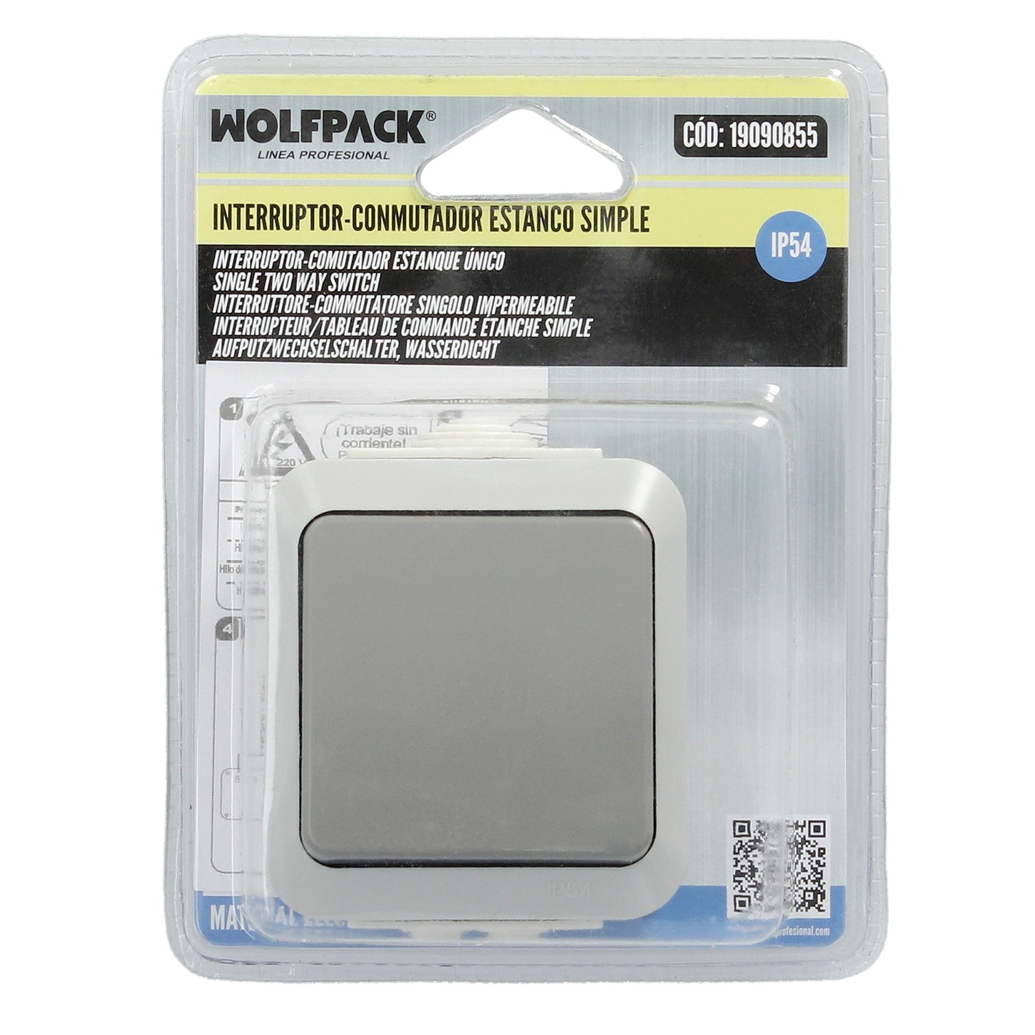 Interruptor Conmutador Con Tapa Simple