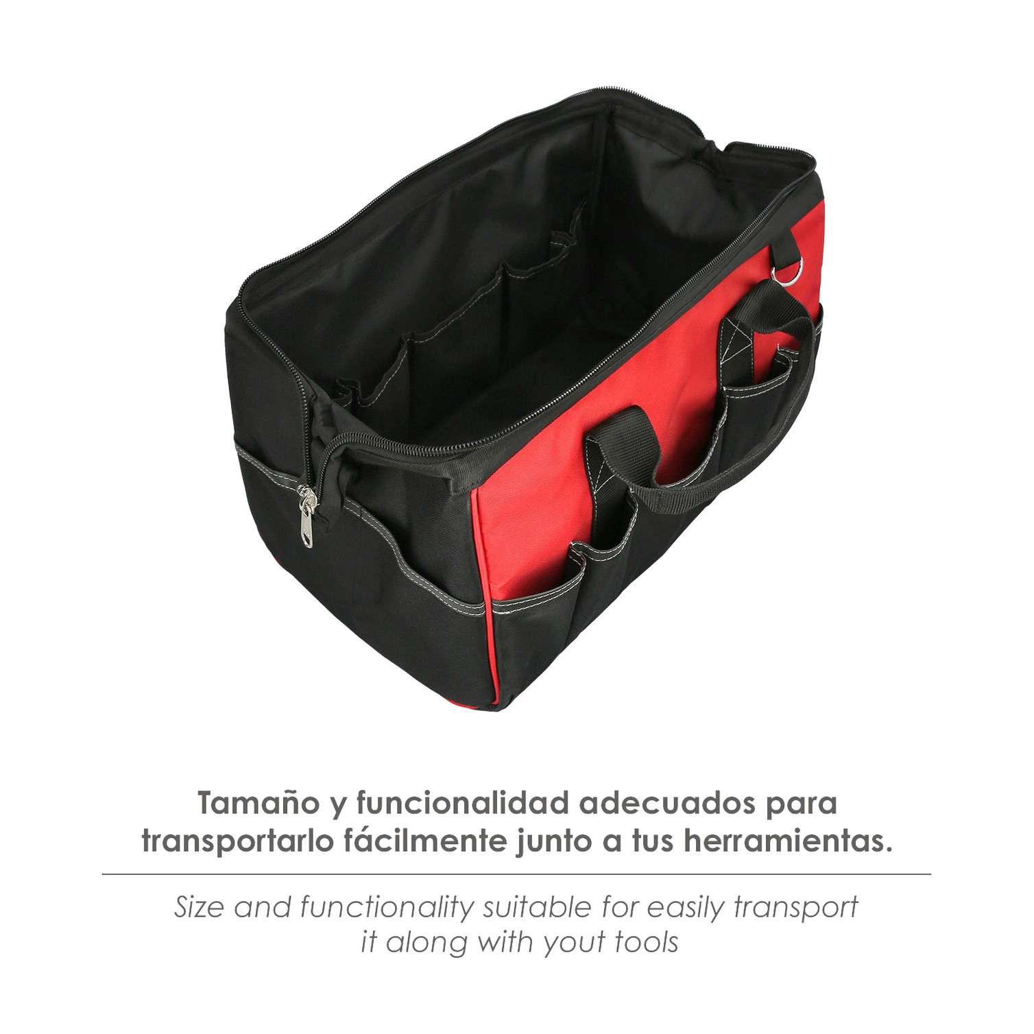 Bolsa Herramientas Nylon Multiusos 29x47x23 cm.