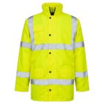 Parka Alta Visibilidad Lluvia Talla S. 100% Impermeable. Parka Impermeable Trabajo [+5 variaciones de Talla Disponibles]