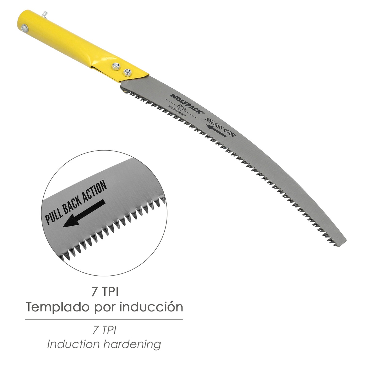 Serrucho Podar Curvo Para Pertiga JP 330 mm.
