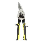 Tijeras Chapa Corte Izquierda 250 mm. Hoja Acero Al Carbono, Mangos Engomados, Con Dientes Serrados, Cortachapa, Tijera Aviacion