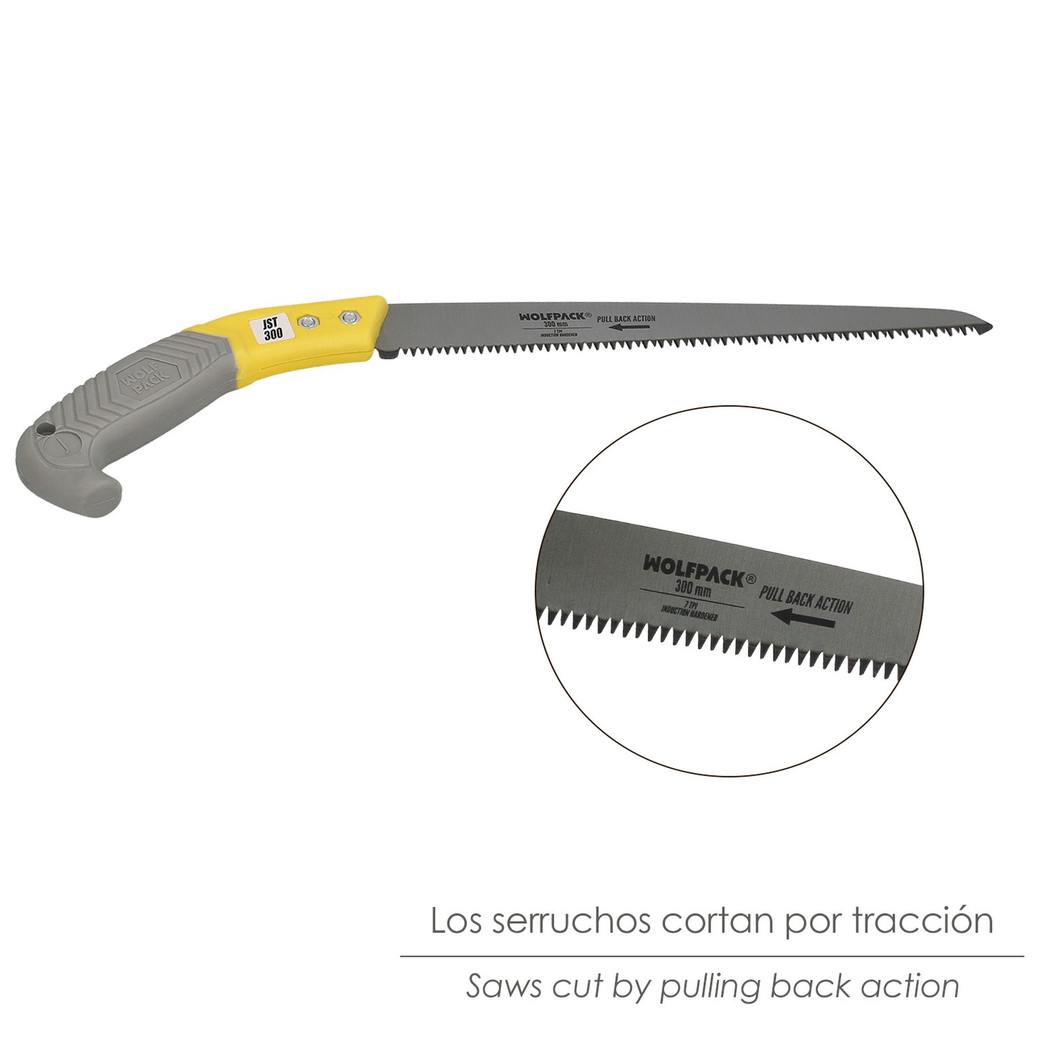 Serrucho Podar Recto Mango TPR JST 300 mm.