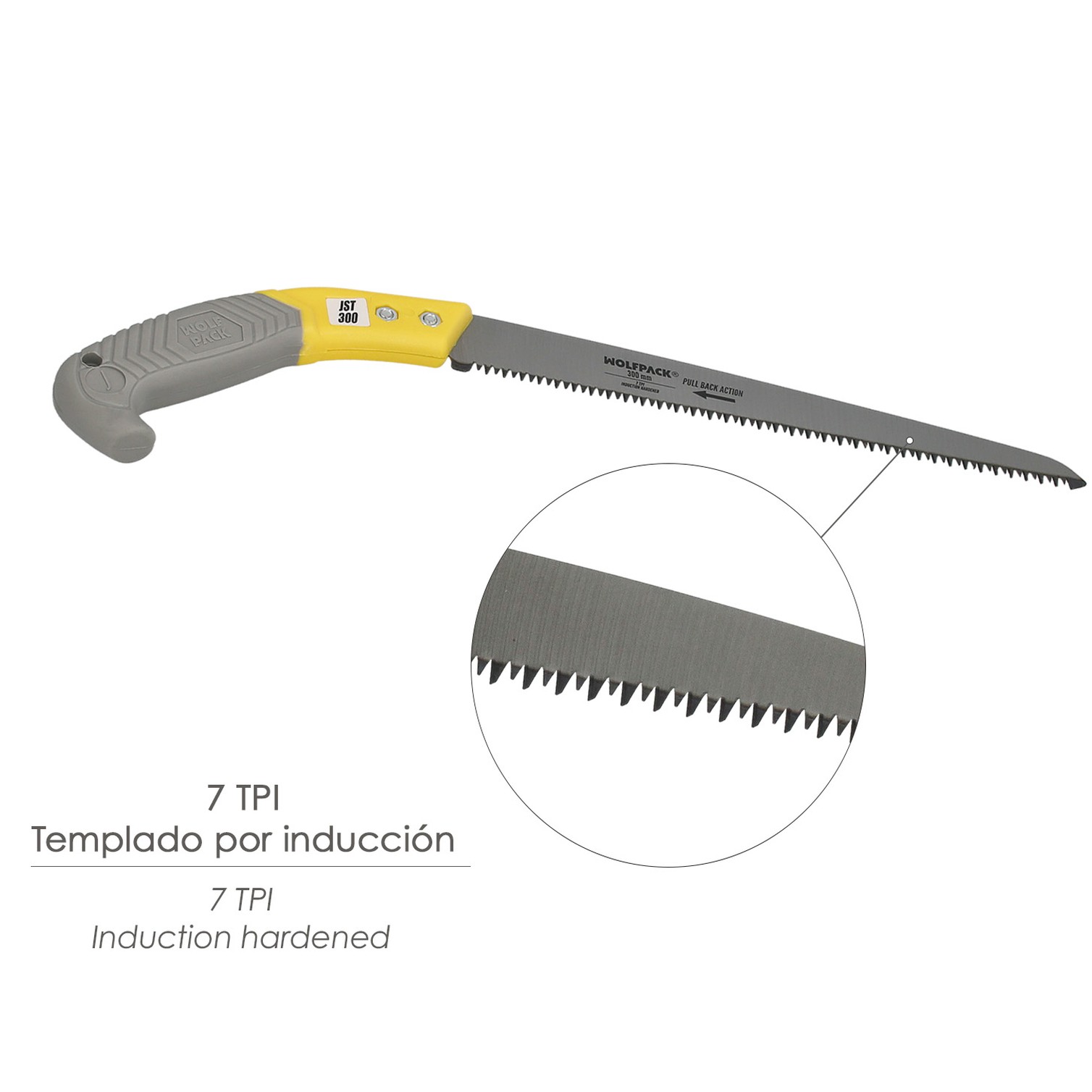 Serrucho Podar Recto Mango TPR JST 300 mm.