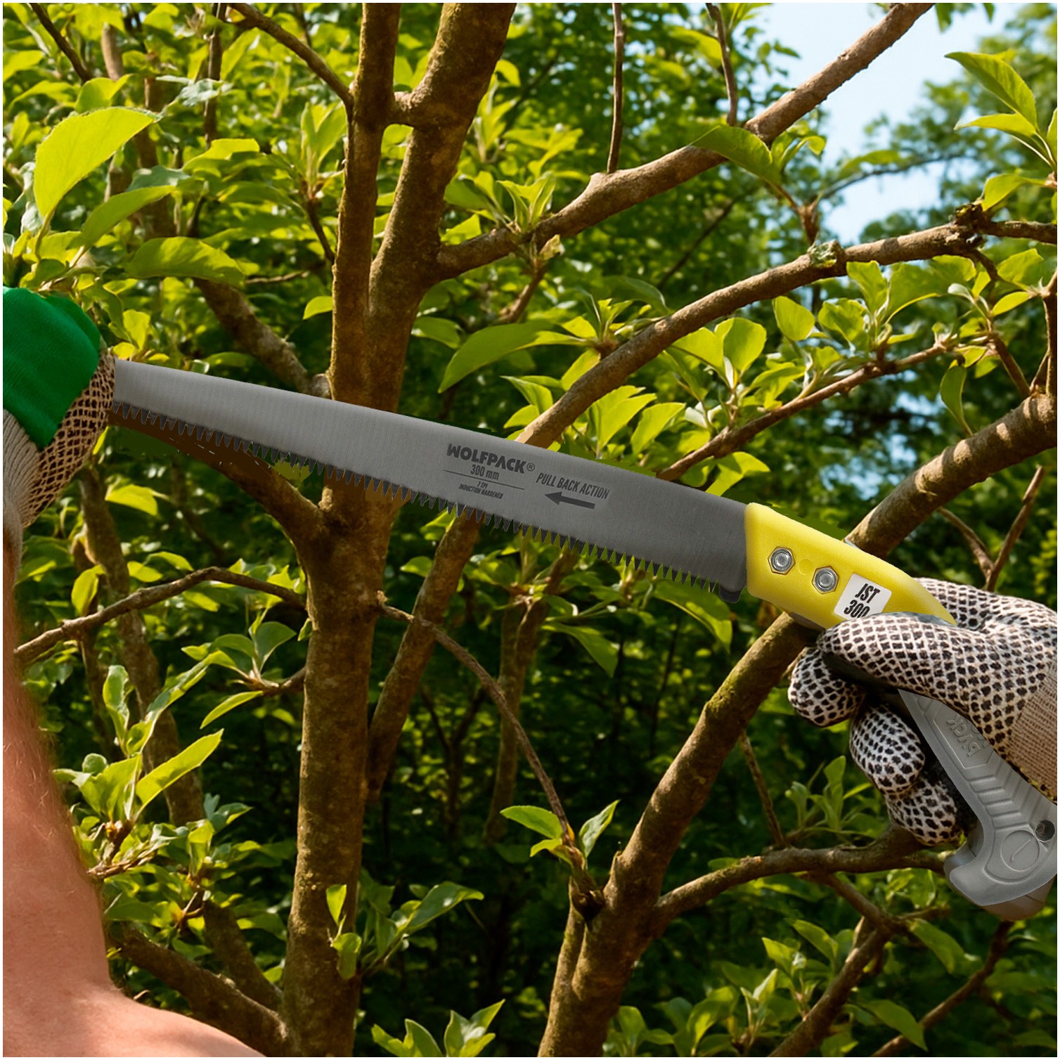 Serrucho Podar Recto Mango TPR JST 300 mm.
