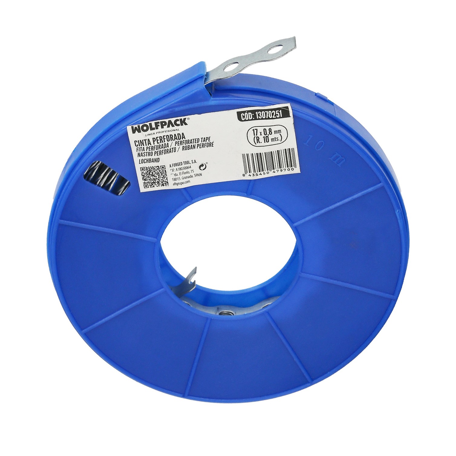 Cinta Perforada 16 mm (Rollo10 metros)